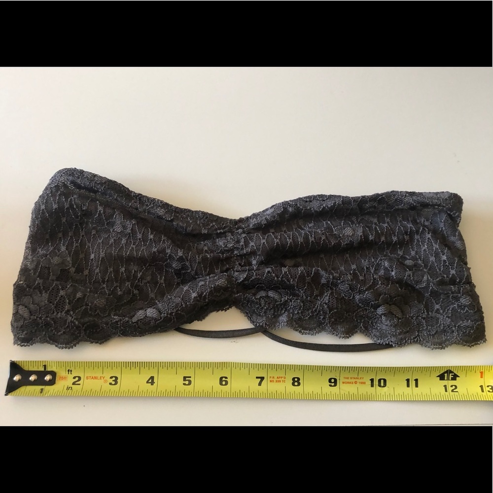 Free People Gray Lace Bandeau - worn once - Picture 3 of 3